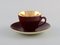 Confetti Mocha Cups With Saucers from Royal Copenhagen / Aluminia, Set of 8 1