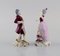 Antique 19th Century German Porcelain Figurines of Rococo Couple, Set of 2 2
