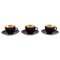 Confetti Mocha Cups With Saucers from Royal Copenhagen / Aluminia, Set of 6, Image 2