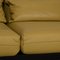 Yellow Plura Leather Two-Seater Couch with Relaxation Function by Rolf Benz 5