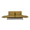 Yellow Plura Leather Two-Seater Couch with Relaxation Function by Rolf Benz 4