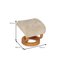 Beige Himolla Cumulus Fabric Armchair with Function Incl. Footstool, Set of 2 3