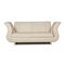 Cream Moon Leather Three Seater Couch from Bretz 1