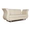Cream Moon Leather Three Seater Couch from Bretz 7
