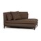 Brown Fabric Lounger Couch Daybed from Minotti Andersen 1