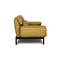 Yellow Plura Leather Two-Seater Couch with Relaxation Function by Rolf Benz, Set of 2 9