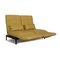 Yellow Plura Leather Two-Seater Couch with Relaxation Function by Rolf Benz, Set of 2 3