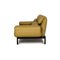 Yellow Plura Leather Two-Seater Couch with Relaxation Function by Rolf Benz, Set of 2 11