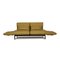 Yellow Plura Leather Two-Seater Couch with Relaxation Function by Rolf Benz, Set of 2, Image 4
