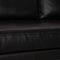 Black Leather Corner Sofa from Walter Knoll / Wilhelm Knoll 4