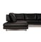 Black Leather Corner Sofa from Walter Knoll / Wilhelm Knoll, Image 7