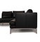 Canapé d'Angle en Cuir Noir de Walter Knoll / Wilhelm Knoll 8