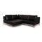 Black Leather Corner Sofa from Walter Knoll / Wilhelm Knoll 3