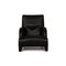 Black Oriente Leather Armchair and Pouf by Antonio Citterio for B&b Italia / C&b Italia, Set of 2, Image 11