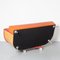 Postmodern Orange Barrel Back Sofa, Image 8