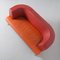 Postmodernes orangefarbenes Sofa 7