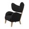 Fauteuil Raf Simons Vidar 3 My Own Chair en Chêne Naturel Noir de by Lassen 2