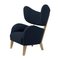 Blaue Sahco Zero My Own Chair Sessel aus natürlicher Eiche von by Lassen, 4er Set 1