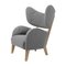 Grey Natural Oak Raf Simons Vidar 3 My Own Chair Lounge Chair from by Lassen 2