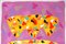 Forme viola e arancioni, Natalia Roman, 2022, acrilico su carta da acquerello, Immagine 4