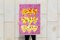 Forme viola e arancioni, Natalia Roman, 2022, acrilico su carta da acquerello, Immagine 2