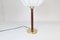 Midcentury Brass & Leather Table Lamp from Falkenbergs Belysning, Sweden, 1960s 10