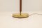 Mid-Century Brass & Leather Floor Lamp from Falkenbergs Belysning, Sweden, 1960s, Image 11