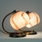 Lampes de Bureau Art Déco en Laiton Bronzé avec Abat-Jour en Verre Opalin, Allemagne, 1930s, Set de 2 18