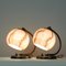 Art Deco German Bronzed Brass Table Lamps with Marbled Opaline Shades, 1930s, Set of 2, Image 5