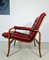 Vintage Mid-Century Swedish Cognac Leather Lounge Chair from Gote Mobler 8