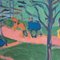 André Derain, Hyde Park, 1972, Lithographie Couleur, Encadrée 8