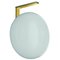 Opaline Glass and Brass Alba Wall Lamp by Mariana Pellegrino Soto for Oluce 1