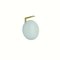 Opaline Glass and Brass Alba Wall Lamp by Mariana Pellegrino Soto for Oluce 6