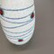 Colorful Fat Lava Stripe & Dots Pottery Vase from Jasba Ceramics, Germany, 1950s 10
