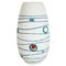 Colorful Fat Lava Stripe & Dots Pottery Vase from Jasba Ceramics, Germany, 1950s, Image 1