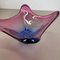 Floral Murano Glass Bowl Centerpiece from Fratelli Toso, Italy, 1970s 7