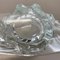 Large Floral Crystal Glass Shell Bowl Centerpiece from Art Vannes, France, 1970 17