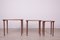 Tables Gigognes Mid-Century en Teck, Danemark, 1960s, Set de 3 6