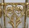 Small Louis XVI Style Glass and Brass Planter, 1900s 15