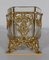 Small Louis XVI Style Glass and Brass Planter, 1900s 22