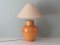 Large Mid-Century Ceramic Table Lamp by Louis Drimmer, France, 1970 1