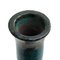 Japanese Modern Black Green Tamu Raku Ceramic Candle Holders by Laab Milano, Set of 2 7