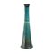 Japanese Modern Black Green Tamu Raku Ceramic Candle Holders by Laab Milano, Set of 2 12