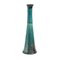 Japanese Modern Black Green Tamu Raku Ceramic Candle Holders by Laab Milano, Set of 2 11