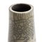 Japanese Modern Minimalist White Crackle Raku Ceramic Hana Vertical 3 Vase by Laab Milano 2