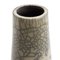 Japanese Modern Minimalist White Crackle Raku Ceramic Hana Vertical 3 Vase by Laab Milano, Image 2