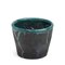 Schwarzgrüne Metallbeschichtung Artide Vase Mangkuk Keramikschale von Laab Milano 7
