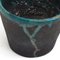 Vase Mangkuk en Céramique avec Revêtement en Métal Noir et Vert par Laab Milano 2