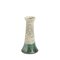 Japanese Modern White Green Raku Ceramic Stelo Flow Candle Holders by Laab Milano, Set of 2 11