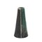 Japanese Modern Green White Black Metal Raku Ceramic Wake Vase by Laab Milano 7